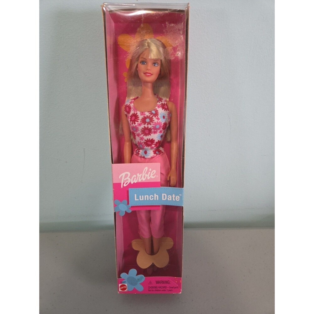 Barbie 2001 Lunch Date 50607 Pink Capris Floral Pink Tank Mattel NIB